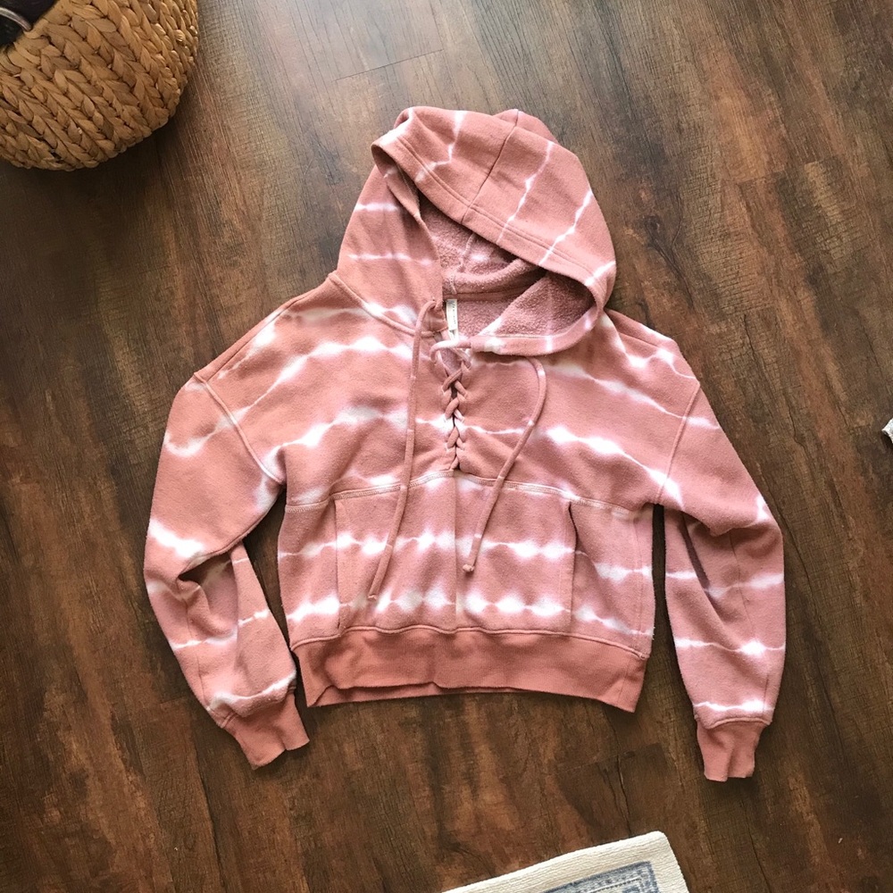Free People tie dye sweatshirt
